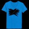 Ladies’  Junior Fine Jersey V-Neck Longer Length T-Shirt Thumbnail