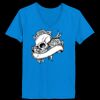 Ladies’  Junior Fine Jersey V-Neck Longer Length T-Shirt Thumbnail
