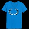 Ladies’  Junior Fine Jersey V-Neck Longer Length T-Shirt Thumbnail