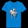 Ladies’  Junior Fine Jersey V-Neck Longer Length T-Shirt Thumbnail