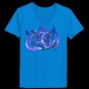 Ladies’  Junior Fine Jersey V-Neck Longer Length T-Shirt Thumbnail