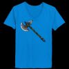 Ladies’  Junior Fine Jersey V-Neck Longer Length T-Shirt Thumbnail