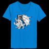 Ladies’  Junior Fine Jersey V-Neck Longer Length T-Shirt Thumbnail