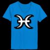 Ladies’  Junior Fine Jersey V-Neck Longer Length T-Shirt Thumbnail