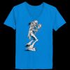 Ladies’  Junior Fine Jersey V-Neck Longer Length T-Shirt Thumbnail