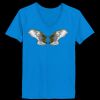 Ladies’  Junior Fine Jersey V-Neck Longer Length T-Shirt Thumbnail
