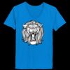 Ladies’  Junior Fine Jersey V-Neck Longer Length T-Shirt Thumbnail