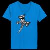 Ladies’  Junior Fine Jersey V-Neck Longer Length T-Shirt Thumbnail