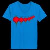 Ladies’  Junior Fine Jersey V-Neck Longer Length T-Shirt Thumbnail