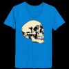 Ladies’  Junior Fine Jersey V-Neck Longer Length T-Shirt Thumbnail