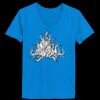 Ladies’  Junior Fine Jersey V-Neck Longer Length T-Shirt Thumbnail