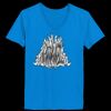 Ladies’  Junior Fine Jersey V-Neck Longer Length T-Shirt Thumbnail