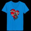 Ladies’  Junior Fine Jersey V-Neck Longer Length T-Shirt Thumbnail