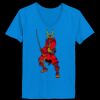 Ladies’  Junior Fine Jersey V-Neck Longer Length T-Shirt Thumbnail
