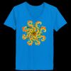 Ladies’  Junior Fine Jersey V-Neck Longer Length T-Shirt Thumbnail