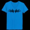 Ladies’  Junior Fine Jersey V-Neck Longer Length T-Shirt Thumbnail
