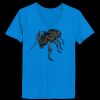 Ladies’  Junior Fine Jersey V-Neck Longer Length T-Shirt Thumbnail