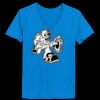 Ladies’  Junior Fine Jersey V-Neck Longer Length T-Shirt Thumbnail