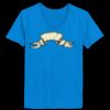 Ladies’  Junior Fine Jersey V-Neck Longer Length T-Shirt Thumbnail
