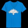 Ladies’  Junior Fine Jersey V-Neck Longer Length T-Shirt Thumbnail