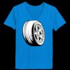 Ladies’  Junior Fine Jersey V-Neck Longer Length T-Shirt Thumbnail
