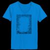 Ladies’  Junior Fine Jersey V-Neck Longer Length T-Shirt Thumbnail