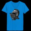 Ladies’  Junior Fine Jersey V-Neck Longer Length T-Shirt Thumbnail