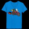 Ladies’  Junior Fine Jersey V-Neck Longer Length T-Shirt Thumbnail