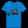 Ladies’  Junior Fine Jersey V-Neck Longer Length T-Shirt Thumbnail