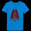 Ladies’  Junior Fine Jersey V-Neck Longer Length T-Shirt Thumbnail