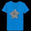 Ladies’  Junior Fine Jersey V-Neck Longer Length T-Shirt Thumbnail