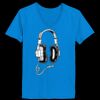 Ladies’  Junior Fine Jersey V-Neck Longer Length T-Shirt Thumbnail