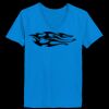 Ladies’  Junior Fine Jersey V-Neck Longer Length T-Shirt Thumbnail