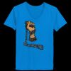 Ladies’  Junior Fine Jersey V-Neck Longer Length T-Shirt Thumbnail
