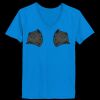 Ladies’  Junior Fine Jersey V-Neck Longer Length T-Shirt Thumbnail