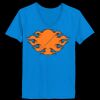 Ladies’  Junior Fine Jersey V-Neck Longer Length T-Shirt Thumbnail