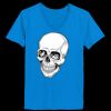 Ladies’  Junior Fine Jersey V-Neck Longer Length T-Shirt Thumbnail