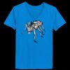 Ladies’  Junior Fine Jersey V-Neck Longer Length T-Shirt Thumbnail