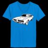 Ladies’  Junior Fine Jersey V-Neck Longer Length T-Shirt Thumbnail