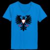 Ladies’  Junior Fine Jersey V-Neck Longer Length T-Shirt Thumbnail