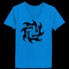 Ladies’  Junior Fine Jersey V-Neck Longer Length T-Shirt Thumbnail