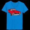 Ladies’  Junior Fine Jersey V-Neck Longer Length T-Shirt Thumbnail