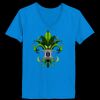 Ladies’  Junior Fine Jersey V-Neck Longer Length T-Shirt Thumbnail