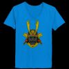 Ladies’  Junior Fine Jersey V-Neck Longer Length T-Shirt Thumbnail