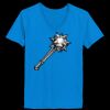 Ladies’  Junior Fine Jersey V-Neck Longer Length T-Shirt Thumbnail