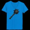 Ladies’  Junior Fine Jersey V-Neck Longer Length T-Shirt Thumbnail