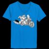 Ladies’  Junior Fine Jersey V-Neck Longer Length T-Shirt Thumbnail