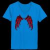 Ladies’  Junior Fine Jersey V-Neck Longer Length T-Shirt Thumbnail