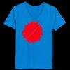 Ladies’  Junior Fine Jersey V-Neck Longer Length T-Shirt Thumbnail