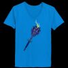 Ladies’  Junior Fine Jersey V-Neck Longer Length T-Shirt Thumbnail